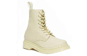 Dr. Martens 1460 Pascal Mono Lace Up Boots 'Cream' Women's 1 2524966