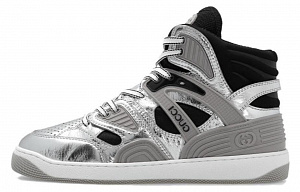 GUCCI Basket High 'Silver Black'