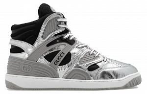 GUCCI Basket High 'Silver Black' 1 2525202