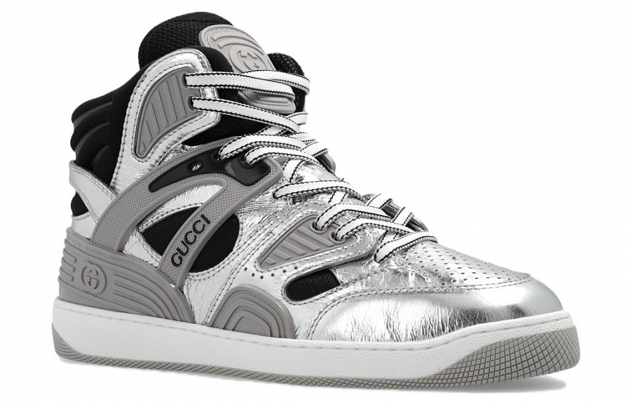GUCCI Basket High 'Silver Black' купить в интернет-магазине Yoocart с быстрой доставкой по России.