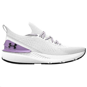 Under Armour Cushioning Wear-Resistant Low-Top Training Running Shoes Women's White Purple 1 2525577