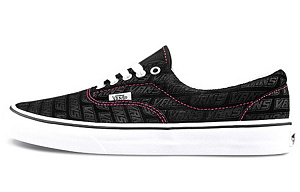 Vans Era Low Tops Casual Skateboarding Shoes Unisex Black Alphabet