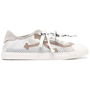 OFF WHITE New Low Vulcanized Meshnet White Beige 1 2526094