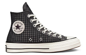 Converse Women's Chuck 70 High 'Houndstooth Shine Black' Women's 1 2526241