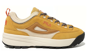 FILA Cushioning Wear-Resistant Low-Top Chunky Sneakers Unisex Beige Yellow 1 2526679
