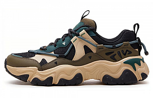 FILA Fluid V 'Black Green Comfort'