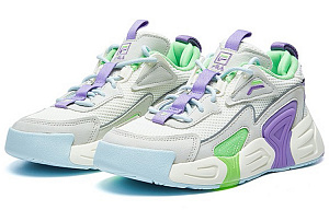 FILA Swarm Low Swirl Sneakers Purple/white/grey Women's 1 2526997