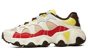 FILA Jagger Low Running Shoes White/Red/Yellow Women's