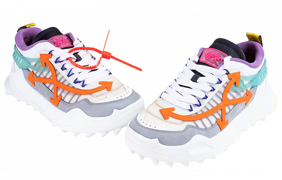 OFF WHITE Male OFF WHITE Sports Casual Shoes 'White Orange' купить в интернет-магазине Yoocart с быстрой доставкой по России.