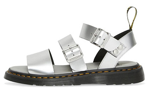 Dr. Martens Gryphon Sandals Silver Women's