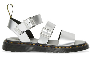 Dr. Martens Gryphon Sandals Silver Women's 1 2527258