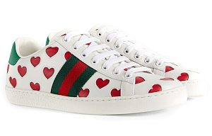 GUCCI Women's Ace 'Hearts' Women's 1 2527447