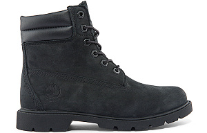 Timberland Linden Woods 6 Inch Double Collar Boots 'Black' Women's 1 2527490