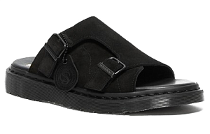 Dr.Martens Rubber Sole Slip-Resistant Slide Slippers Unisex Black 1 2527515
