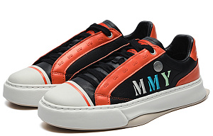 MIHARA YASUHIRO x FILA FM 4 Low Top Skateboard Shoes Men's Black Orange 1 2527570