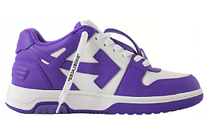 OFF WHITE Out Of Office Low Top Sneaker 'Purple White' Women's 1 2527601