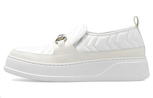 GUCCI Stylish Skateboarding Shoes Women's White