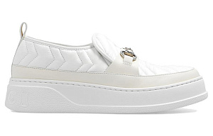 GUCCI Stylish Skateboarding Shoes Women's White 1 2527645