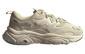 FILA Mars 1 Abrasion Resistant Low Top Chunky Sneakers Women's Milk White 1 2528028