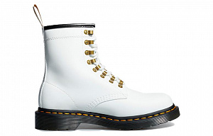 Dr.Martens Short Mid-Calf Martin Boot Women's White 1 2528036