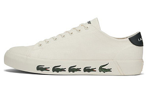 LACOSTE Low-Top Skateboard Shoes Men's White