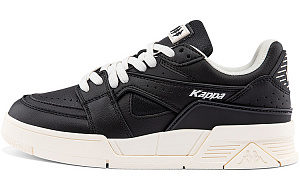 Kappa Coverage Wear-Resistant Low-Top Skateboard Shoes Unisex Black