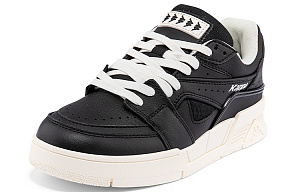 Kappa Coverage Wear-Resistant Low-Top Skateboard Shoes Unisex Black 1 2528777