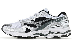 Mizuno Wave Rider 10 White Silver Black