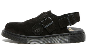 Dr. Martens Jorge Suede Slingback Mule Made In England Black