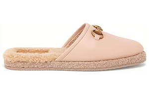 GUCCI Horsebit Closed Toe Slippers Women's 1 2528902