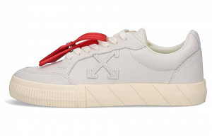 OFF WHITE Vulc Leather Sneaker Grey White