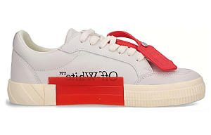 OFF WHITE Vulc Leather Sneaker Grey White 1 2529277