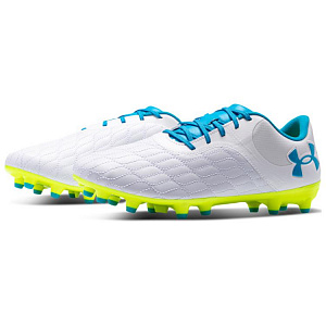 Under Armour Magnetico Select 3.0 AG Artificial Ground Soccer Shoes Unisex White Blue 1 2529470