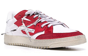 OFF WHITE Vulcanized 5.0 Low Top White Red 1 2530039
