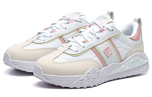 FILA Brick Low Top Casual Shoes Women's White Pink 1 2530086
