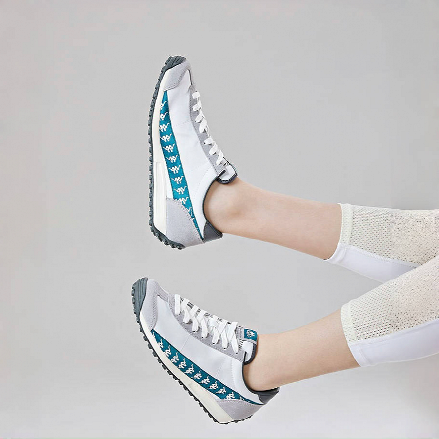 Kappa Anti-Slip Wear-Resistant Low-Top Casual Running Shoes Unisex Cool Gray Tranquil Gray купить в интернет-магазине Yoocart с быстрой доставкой по России.