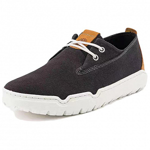 Timberland Canvas Shoes Men Low-Top Black/Brown White 1 2530867