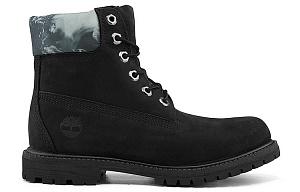 Timberland Premium 6 inch Waterproof Wide Fit Boot 'Black Nubuck' Women's 1 2531102