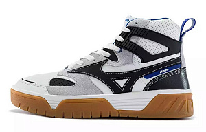 Mizuno Cl Mid Skateboarding Shoes Black White Blue