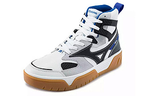 Mizuno Cl Mid Skateboarding Shoes Black White Blue 1 2531292