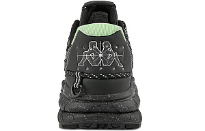 Kappa Player's Electronic Music Vintage Platform Sports Wear-Resistant Coverage Low-Top Casual Shoes Unisex Black 4 2531300
