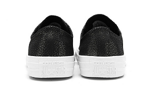 Converse All Star Ctas OX Slip-Resistant Cushioning Low-Top Skateboard Shoes Unisex Black Silver 3 2531320