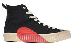 Kappa Anti-Slip Wear-Resistant Lightweight Coverage High-Top Canvas Shoes Unisex Black 1 2531375