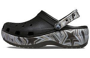 Crocs Classic Crush Disco Clog 'Black' Women's
