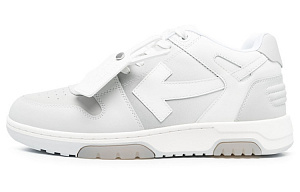 OFF WHITE Out Of Office Ooo Low Tops White Gray