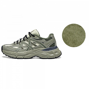 Kappa Slip Resistant Abrasion Resistant Low top Running Shoes Unisex Green Yellow