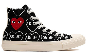 Converse Cdg X Chuck Taylor All StarMulti Heart 'Black White' 1 2532559