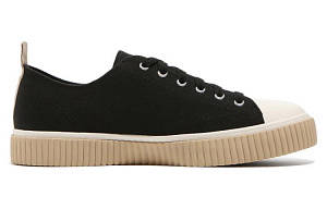 FILA Layer Low Top Stylish Casual Skate Shoes Unisex Black Korean Version 'Black Cream' 1 2532709
