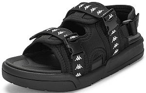 Kappa Jungle Lion Collection Beach Sandals Unisex Black 1 2532855