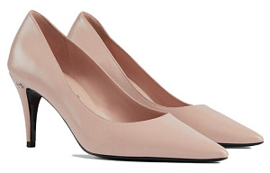 GUCCI Gg Mid heel 75mm Pump Light Pink Women's 1 2533548